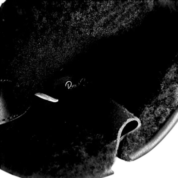 NWOT Ross & Snow Lucky Waterproof Black Leather Moto/Combat Ankle Boots - Size 7 - Picture 4 of 5